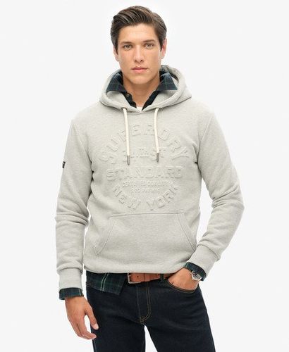 Herren Hoodie mit Geprägter Logo-grafik - Größe: XL - Superdry - Modalova