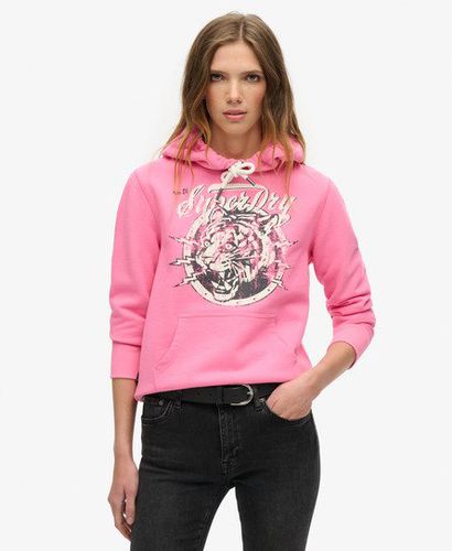 Damen Hoodie mit Archive-Grafik - Größe: 40 - Superdry - Modalova