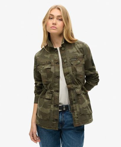 Damen Bestickte Military Feldjacke - Größe: 38 - Superdry - Modalova