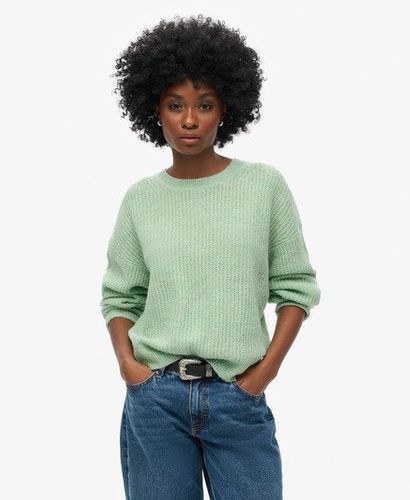 Damen Angerauter Pullover mit Rundhalsausschnitt - Größe: 44 - Superdry - Modalova