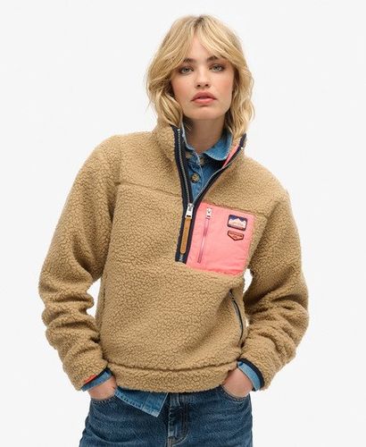 Polaire Rétro Vintage à Demi Fermeture Zippée / Taille: 40 - Superdry - Modalova