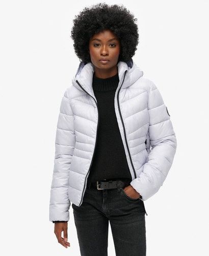 Women's Wattierte Fuji Steppjacke mit Kapuze - Größe: 34 - Superdry - Modalova