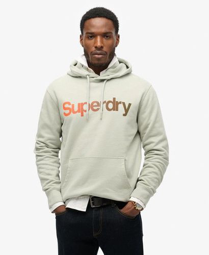 Herren Locker Geschnittenes Core Logo Fade Hoodie, Größe: XXL - Superdry - Modalova