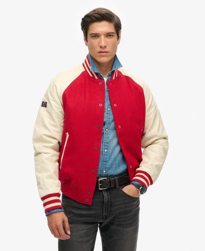 Men's College Varsity Bomberjacke - Größe: S - Superdry - Modalova