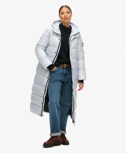 Damen Langer Xpd Sports Steppmantel - Größe: 44 - Superdry - Modalova