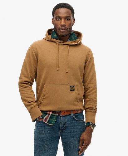 Herren Hoodie mit Lockerer Passform und Kontrastnaht - Größe: L - Superdry - Modalova