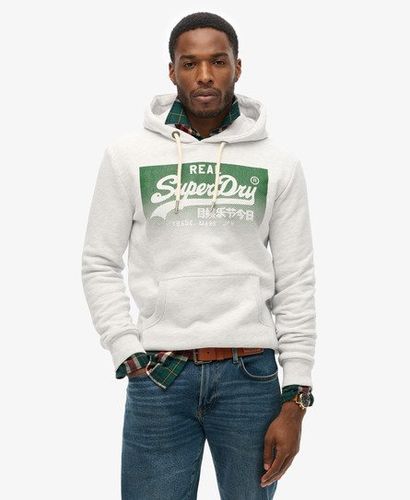 Herren Vintage Hoodie mit Farbverlauf und Kastenform - Größe: M - Superdry - Modalova