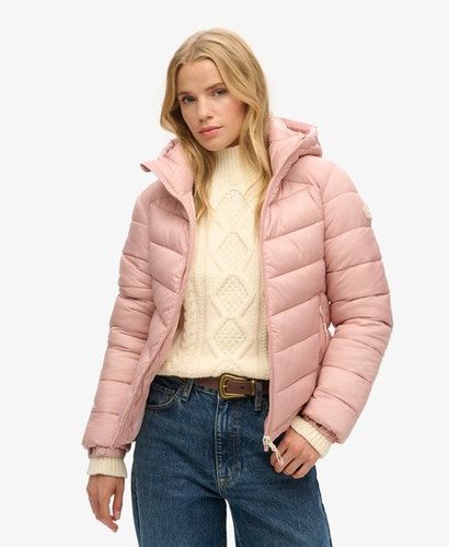 Damen Fuji Steppjacke mit Kapuze - Größe: 42 - Superdry - Modalova