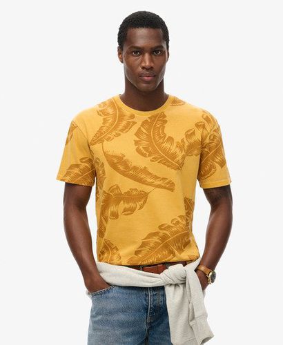 Herren Vintage T-Shirt mit überfärbtem Print - Größe: M - Superdry - Modalova