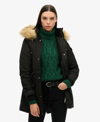 Women's Nadare Parka aus Mikrofaser - Größe: 36 - Black Friday & weitere Preisnachlässe - Superdry - Modalova