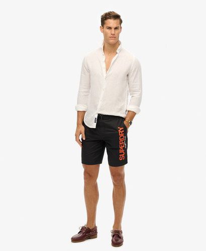 Men's Herren und Sportswear Boardshorts aus Recyceltem Material mit Logodruck, Größe: S - Größe: S - Black Friday & weitere Preisnachlässe - Superdry - Modalova