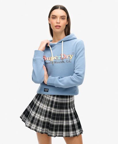 Damen Hoodie mit Regenbogen-Logo - Größe: 38 - Superdry - Modalova