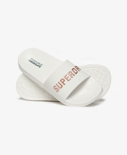 Damen Vegane Badesandalen mit Logo - Größe: 5-6 - Superdry - Modalova