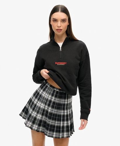 Sweat Droit à col Zippé et Logo Sportswear Taille: 40 - Superdry - Modalova
