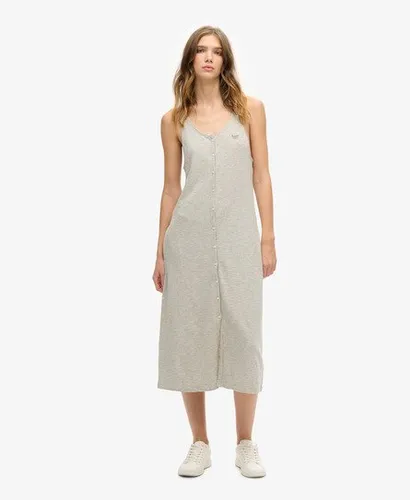 Robe Mi-longue Boutonnée en Jersey Vintage Taille: 34 - Superdry - Modalova