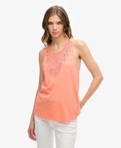 Dames Débardeur en Jersey Dentelle, Taille: 40 - Superdry - Modalova