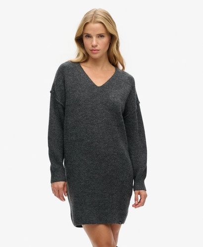 Robe Pull en Maille à col en V Taille: 44 - Superdry - Modalova