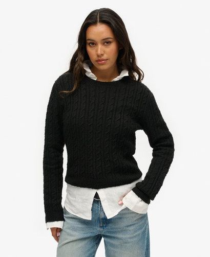 Pull ras du cou Torsadé Ajusté Taille: 34 - Superdry - Modalova