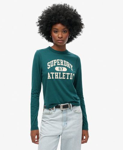 Damen und Schmales Athletic Essentials Ringel-Langarmshirt, Größe: 36 - Superdry - Modalova