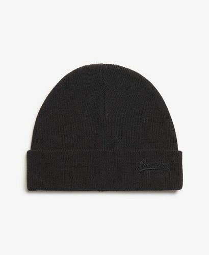 Herren Essential Beaniemütze aus Strickgewebe mit Logo - Größe: 1Größe - Superdry - Modalova