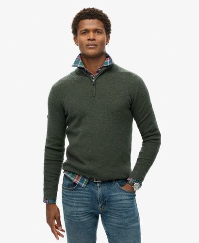 Pull Semi-zippé en Laine Mérinos Taille: Xxl - Superdry - Modalova