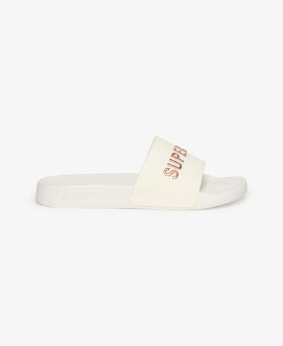 Damen Code Logo Badesandalen - Größe: M - Superdry - Modalova