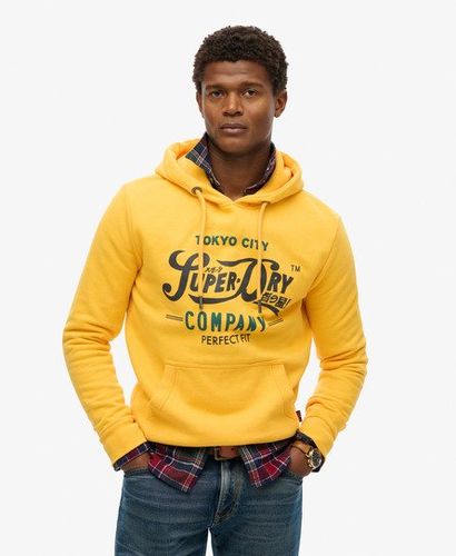 Herren Perfect Fit Hoodie mit Schriftzug - Größe: M - Superdry - Modalova