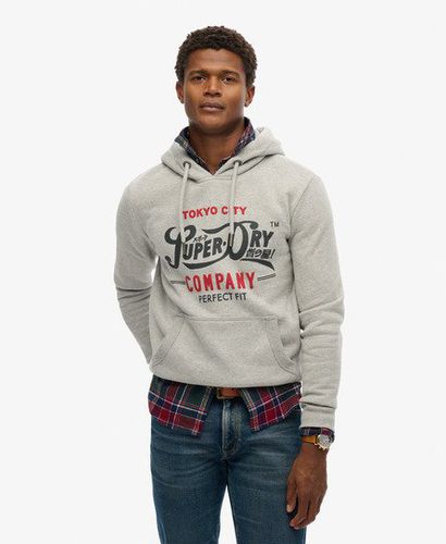 Herren Perfect Fit Hoodie mit Schriftzug - Größe: M - Superdry - Modalova