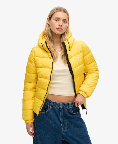 Damen Spirit Sports Steppjacke mit Kapuze - Größe: 42 - Superdry - Modalova
