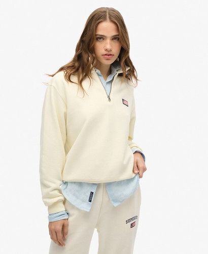 Damen Athletic Essentials Oberteil mit Rv-kragen - Größe: 36 - Superdry - Modalova
