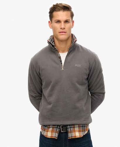 Herren Essential Henley Sweatshirt mit Logo - Größe: M - Superdry - Modalova