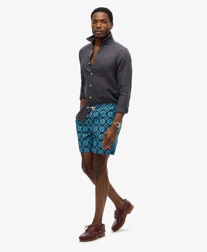 Short de Bain Imprimé Tile Longueur 43 cm Taille: M - Superdry - Modalova