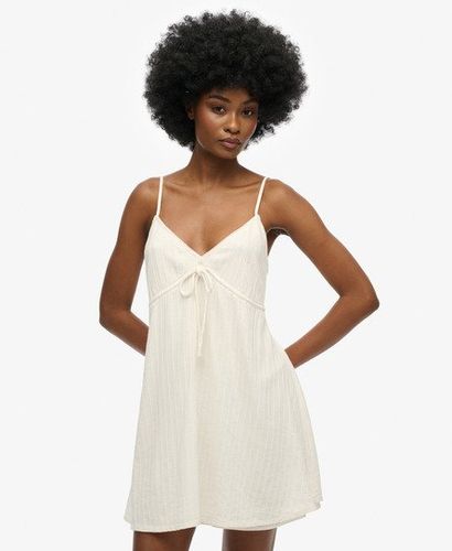 Women's Strukturiertes Gewebtes Trägerminikleid - Größe: 36 - Superdry - Modalova