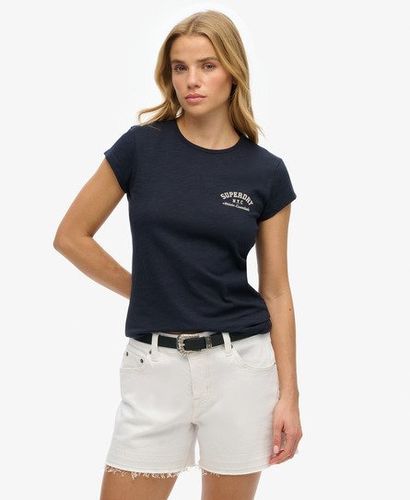 Women's Athletic Essential T-shirt mit Noppenstruktur - Größe: 40 - Superdry - Modalova