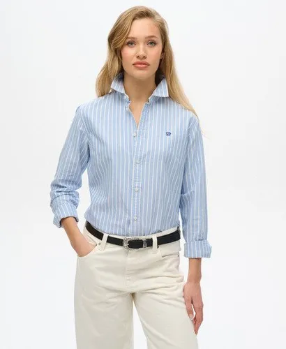 Chemise Oxford Slim à Manches Longues Taille: 42 - Superdry - Modalova