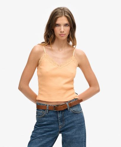 Caraco en Tissu Finement Côtelé et Dentelle Vintage Taille: XS/S - Superdry - Modalova