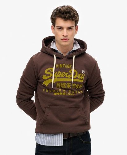 Herren Farblich Abgestimmtes Vintage Logo Hoodie - Größe: Xxl - Superdry - Modalova
