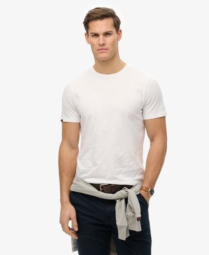 Men's Klassisches Essential T-shirt - Größe: L - Superdry - Modalova