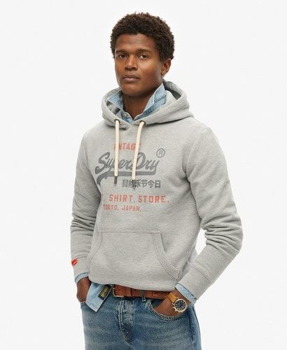 Men's Lässiges Vintage Logo Heritage Hoodie - Größe: L - Superdry - Modalova