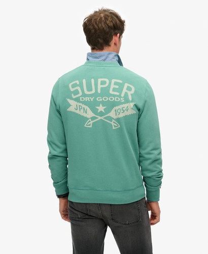 Men's Lässiges, Einfarbiges Lo-fi Outdoor Rundhals-sweatshirt - Größe: Xxl - Superdry - Modalova