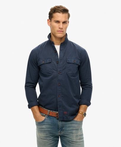 Men's Military Langarmhemd - Größe: S - Superdry - Modalova
