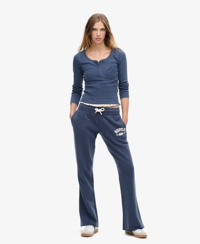 Pantalon de Survêtement évasé à Taille Basse Athletic Essentials Taille: 42 - Superdry - Modalova