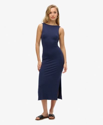 Women's Midikleid aus Jersey mit Gedrehtem Design am Rücken - Größe: 36 - Superdry - Modalova
