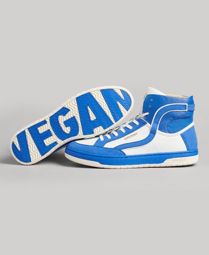 Men's Vegane Vintage Basket High-Top Sneaker Weiß - Größe: 43 - Superdry - Modalova