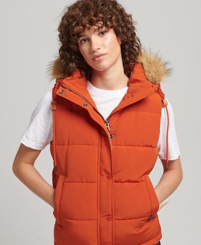 Women's Everest Kunstfell-Weste - Größe: 38 - Xmas deals - Superdry - Modalova