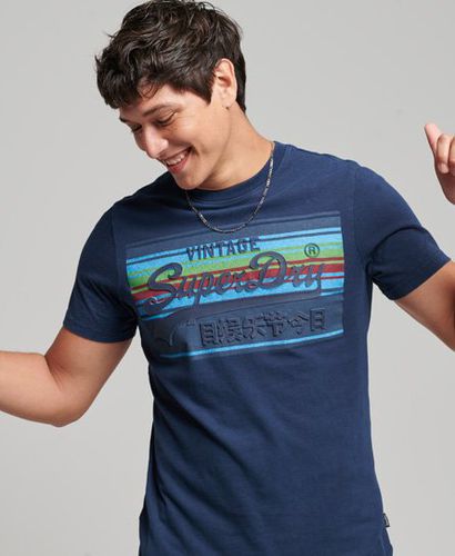 Men's Vintage Cali T-Shirt mit Logo - Größe: M - Superdry - Modalova