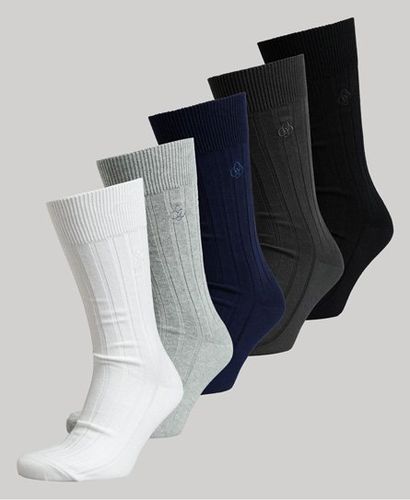 Women's Geschenkset mit Gerippten Socken aus Bio-Baumwolle - Größe: XS/S - Superdry - Modalova