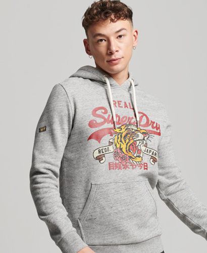 Men's Vintage Logo Narrative Hoodie - Größe: S - Superdry - Modalova