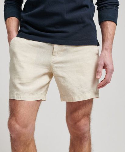 Herren Shorts aus überfärbtem Leinen - Größe: XL - Xmas deals - Superdry - Modalova