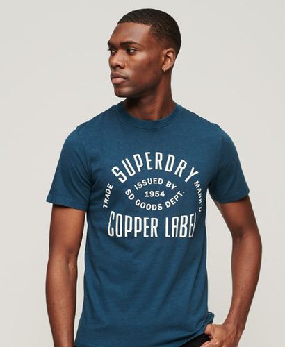 Men's Vintage Copper Label T-Shirt aus Bio-Baumwolle - Größe: S - Superdry - Modalova